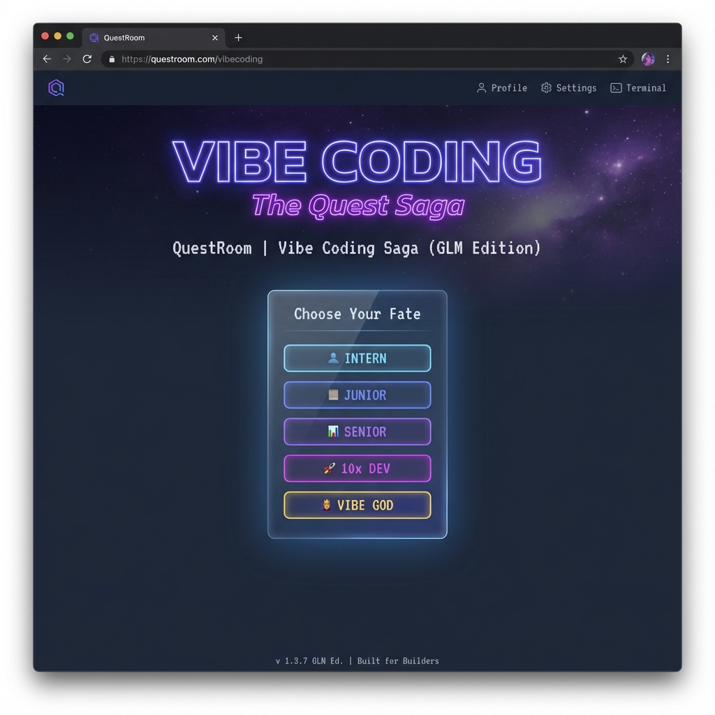 Vibe Coding Saga GLM