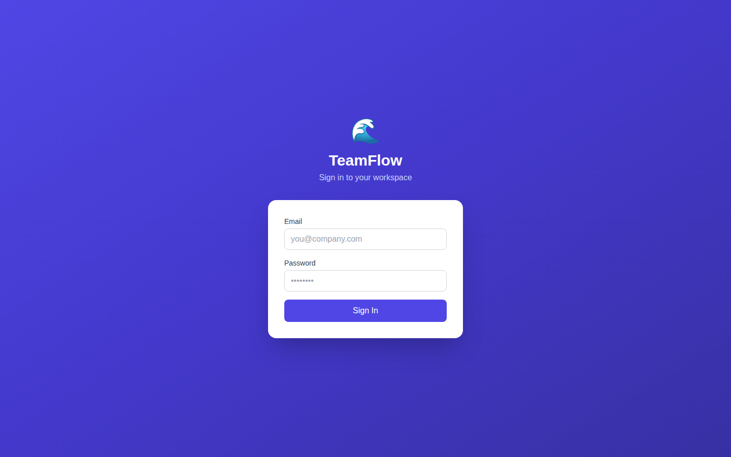 TeamFlow Login
